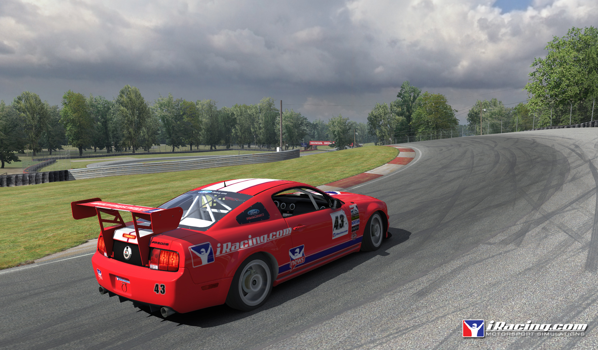 Ford mustang fr500s iracing #5